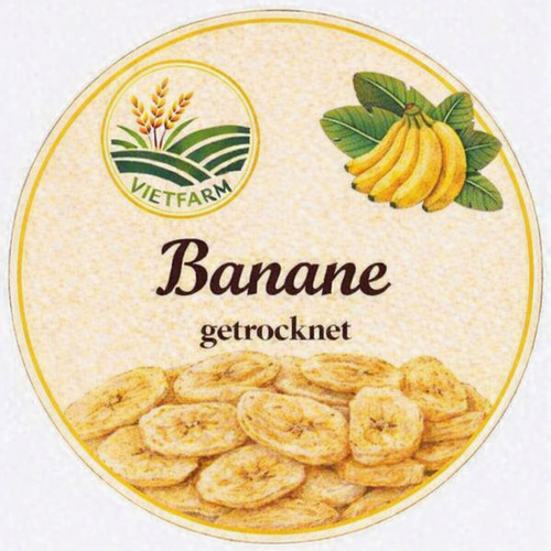 Bananenchips getrocknet
